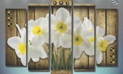 Модульная картина скачать Spring Narcissus S1-006_n